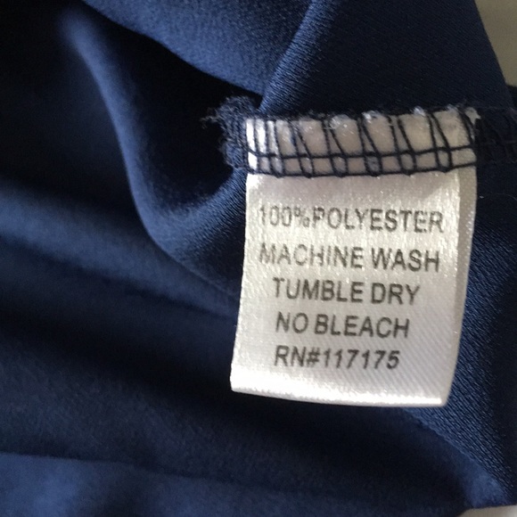 Navy hi-low lightweight top - Picture 5 of 5